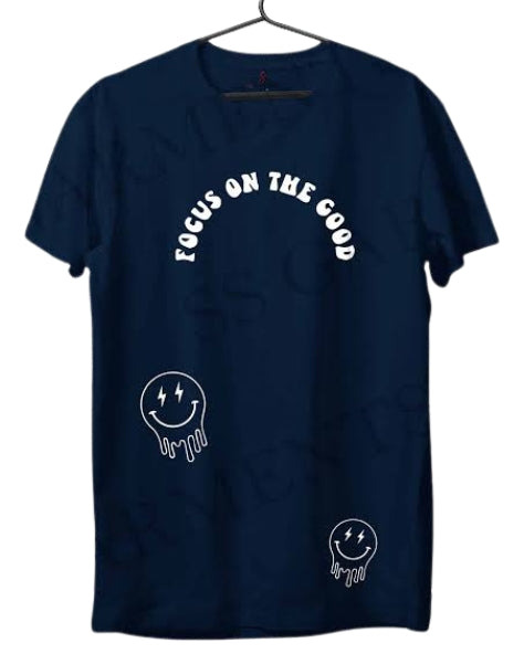 Navy Blue Graphic T-Shirt