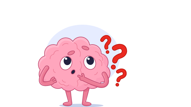 Cérebro confuso representando o desafio das rotinas